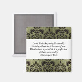 Niets persoonlijks magneet (Voorkant / Achterkant)