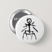 Niets Pin Ronde Button 5,7 Cm (Voorkant /achterkant)