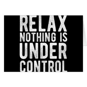 niets staat onder controle