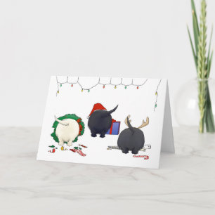 Niets steekt Kerstmis Scottie uit Feestdagen Kaart