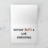 Niets steekt Kerstmis van het Laboratorium uit Feestdagen Kaart (Binnen)