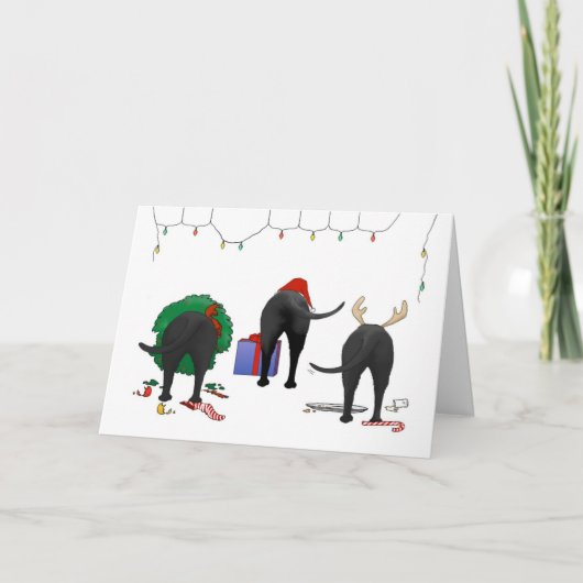 Niets steekt Kerstmis van het Laboratorium uit Feestdagen Kaart (Voorkant)