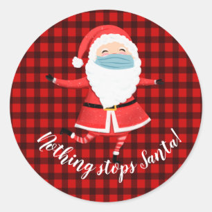 niets stopt santa gift rap sticker