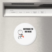 Niets te doen hier Rage Face Meme Magneet (Insitu (Vaatwasser))