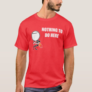 Niets te doen hier Rage Face Meme T-shirt