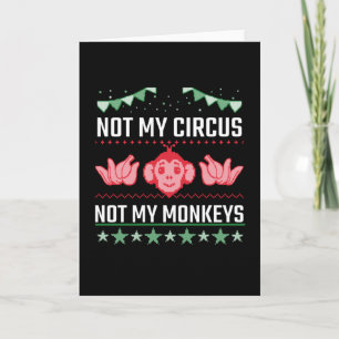Niets te maken met de apen van die circus kaart