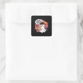 Niets verbaast me dat ik werk in HR, Ultimate Humo Vierkante Sticker (Tas)