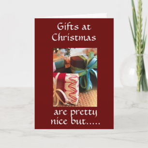 *NIETS VERSLAAT FAMILIE & VRIENDEN* MET KERSTMIS KAART