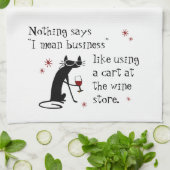 Niets zegt dat ik een grappige prijsopgave voor wi theedoek (Gevouwen)