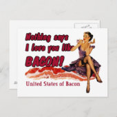 Niets zegt dat ik van je hou, Bacon. Briefkaart (Voorkant / Achterkant)