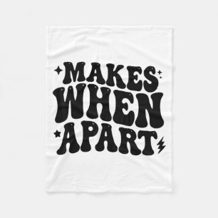 Niets Zin We Zijn Grappig Retro Citaat Ontwerp  Fleece Deken