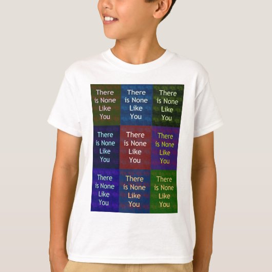 Niets zoals jij t-shirt (Voorkant)