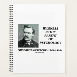 Nietsheid is het fundament van de psychologie Niet Planner