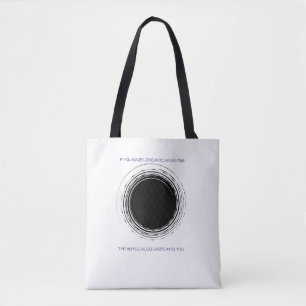 Nietzsche Afgrond Citaat Minimalistische Filosofie Draagtas