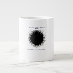 Nietzsche Afgrond Citaat Minimalistische Filosofie Extra Grote Beker