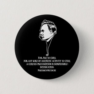 Nietzsche-art-1-DKT Ronde Button 5,7 Cm