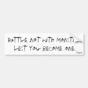 Nietzsche Bumpersticker