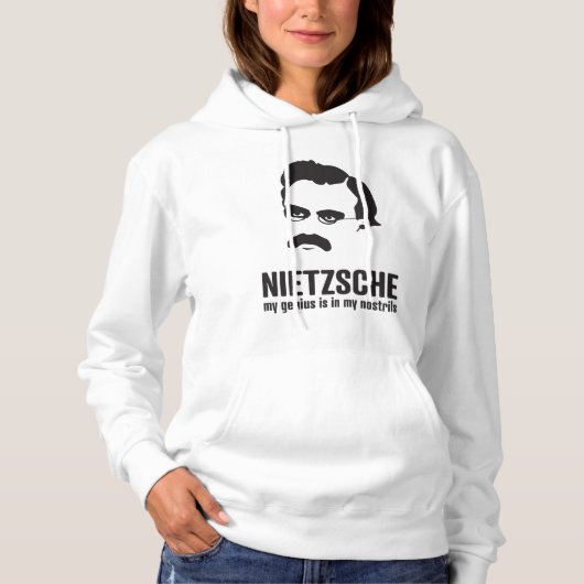 Nietzsche design hoodie (Voorkant)