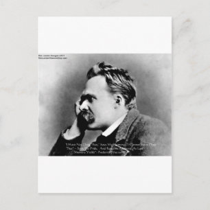 Nietzsche "Eer Vs Geheugen" Wijsheid Citaat Cadeau Briefkaart