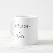 Nietzsche Est Mort Mug (Devant gauche)