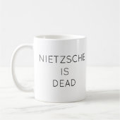 Nietzsche Est Mort Mug (Gauche)