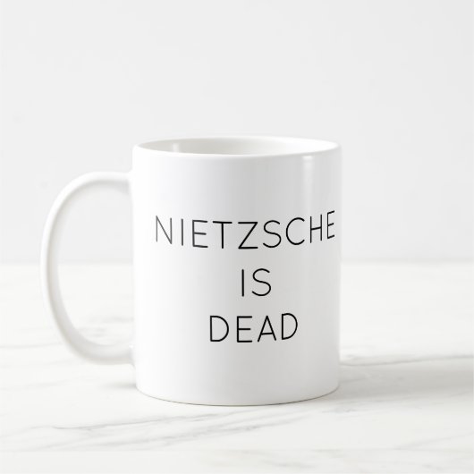 Nietzsche Est Mort Mug (Gauche)