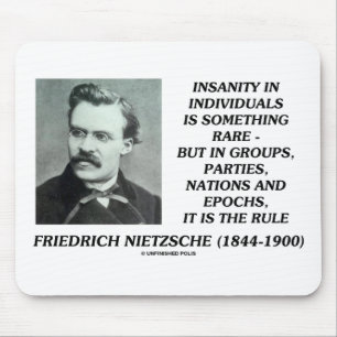 Nietzsche Insanity Rare in Individual Quote Muismat