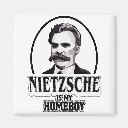 Nietzsche is mijn Homeboy Magneet (Voorkant)