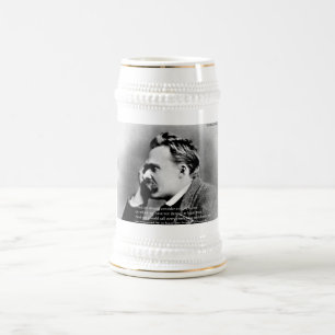 Nietzsche "Lachen" Wijsheid Cadeau T-shirts & Kaar Bierpul