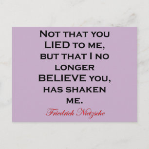 Nietzsche niet dat je naar me luisterde citaat briefkaart