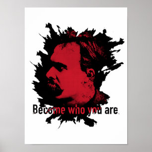 Nietzsche Print - word wie je bent