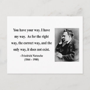 Nietzsche Quote 1b Briefkaart