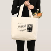 Nietzsche Quote 2b Grote Tote Bag (Voorkant (product))