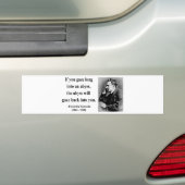 Nietzsche Quote 4b Bumpersticker (Op auto)