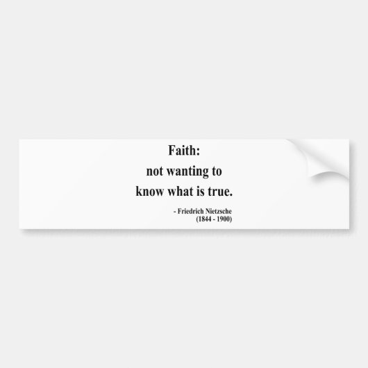 Nietzsche Quote 5a Bumpersticker (Voorkant)