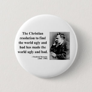 Nietzsche Quote 8b Ronde Button 5,7 Cm