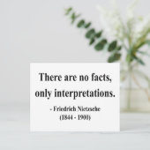 Nietzsche Quote 9a Briefkaart (Staand voorkant)