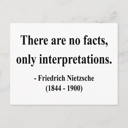 Nietzsche Quote 9a Briefkaart (Voorkant)