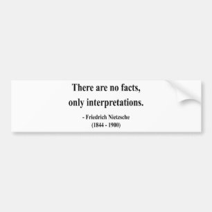 Nietzsche Quote 9a Bumpersticker
