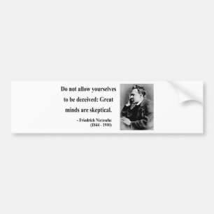 Nietzsche Quote 9b Bumpersticker