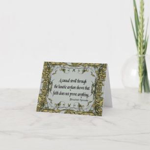 Nietzsche Quote Casual Strol door de Lunatic Kaart