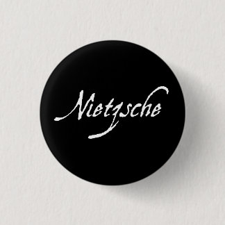 "NIETZSCHE" RONDE BUTTON 3,2 CM