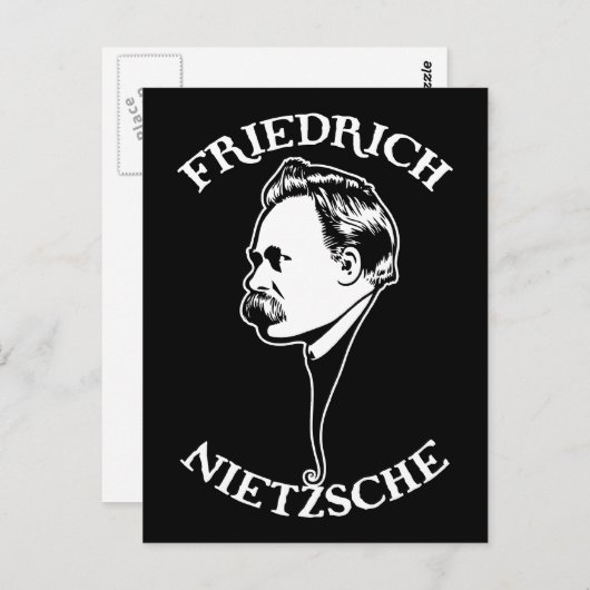 Nietzsche - sv briefkaart (Voorkant / Achterkant)