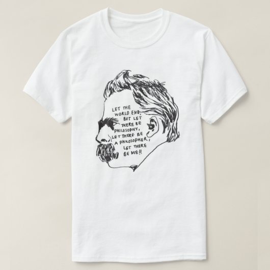 Nietzsche T-shirt (Design voorkant)
