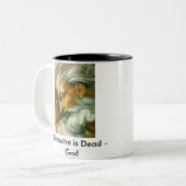 Nietzsche ... tweekleurige koffiemok (Voorkant links)