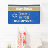 NIEUW! Aangepaste balk Mitzvah Banner (Insitu)
