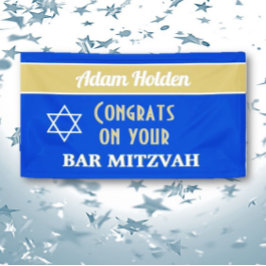 NIEUW! Aangepaste balk Mitzvah Banner