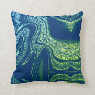 Nieuw abstracte marmerpatroon kussen