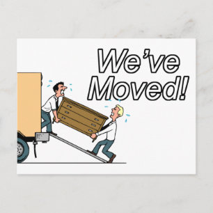 Nieuw adres aankondigingskaart