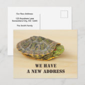 Nieuw adres aankondigingskaart (Voorkant / Achterkant)